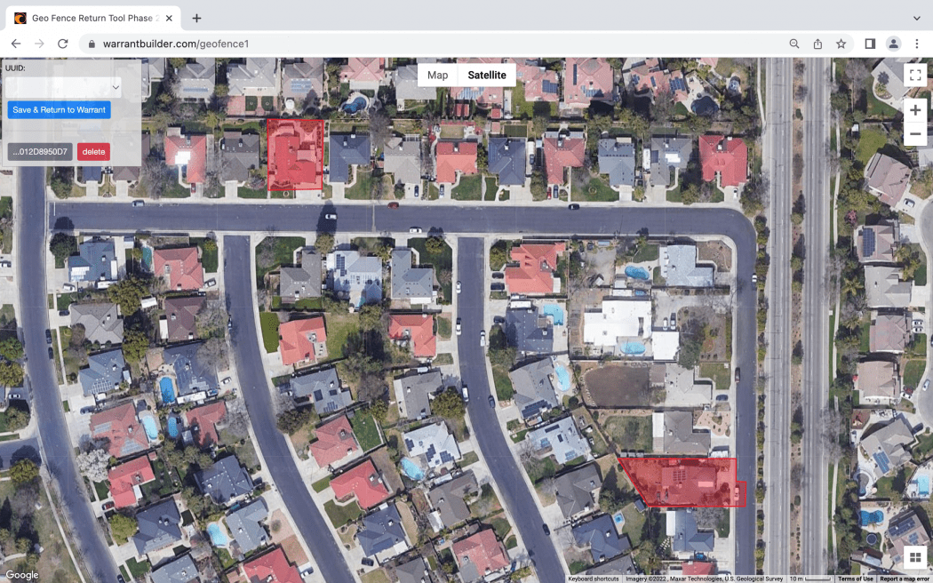 Writing Google Geofence Search Warrants Warrant Builder