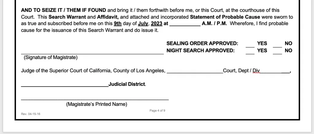 Understanding Search Warrants About The Search Warrant Document 1933