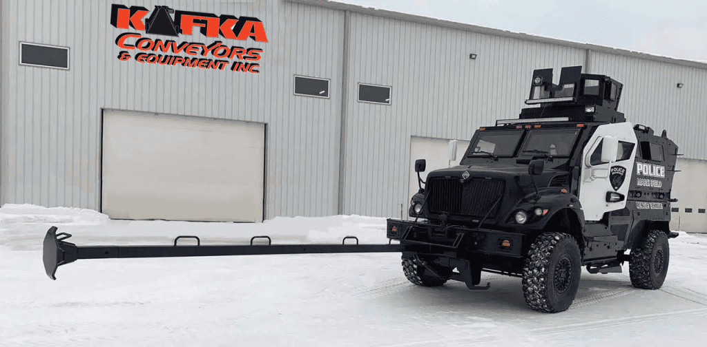 SWAT MRAP with battering ram