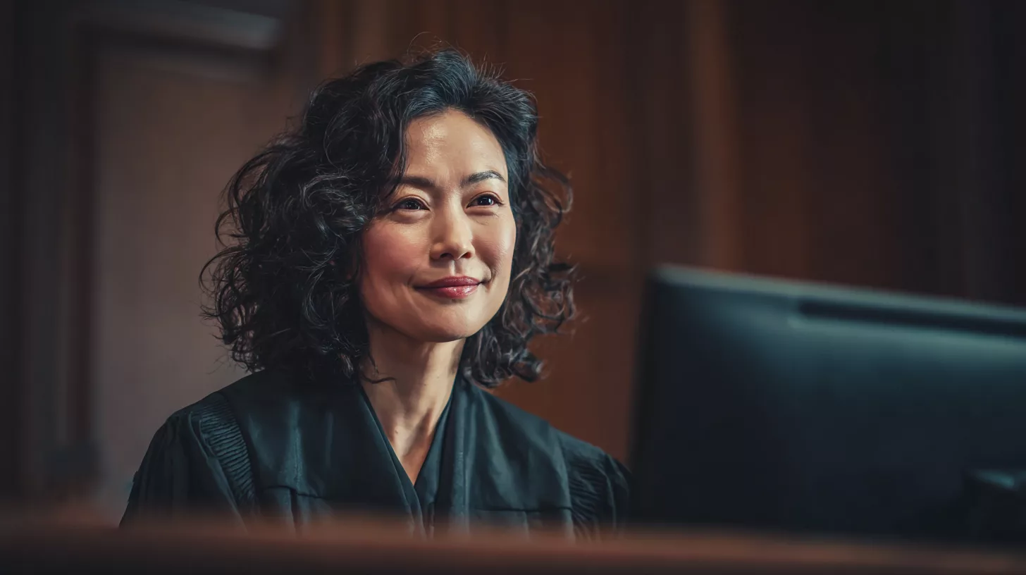 A Judge reviewing a search warrant